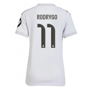 Lacne Ženy Futbalové dres Real Madrid Rodrygo Goes #11 2025-26 Krátky Rukáv - Domáci